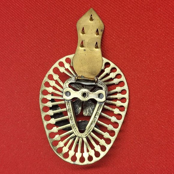 Vintage Art Deco Dress Wrap Clip  Womens Dress Clip - Picture 5 of 12